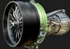 GE9X 엔진과 대한항공 777-9 도입 계획을 상징하는 대형 항공기 엔진