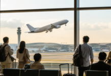 인천공항 제1여객터미널에서 제주 국내선 운항 재개를 준비하는 공항 운영 현장