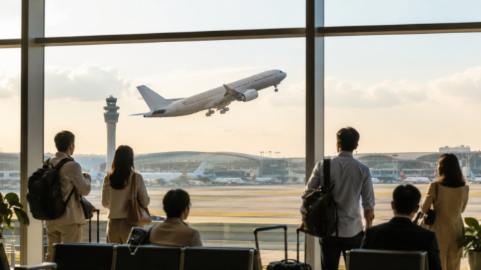 인천공항 제1여객터미널에서 제주 국내선 운항 재개를 준비하는 공항 운영 현장