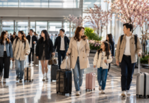 일본 골든위크 중국 노동절 방한객 22만명 한국 관광 회복세 지역으로 확산 일본 골든위크와 중국 노동절 연휴를 맞아 한국을 찾은 외국인 관광객들이 공항 입국장을 지나는 모습