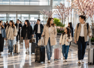 일본 골든위크 중국 노동절 방한객 22만명 한국 관광 회복세 지역으로 확산 일본 골든위크와 중국 노동절 연휴를 맞아 한국을 찾은 외국인 관광객들이 공항 입국장을 지나는 모습