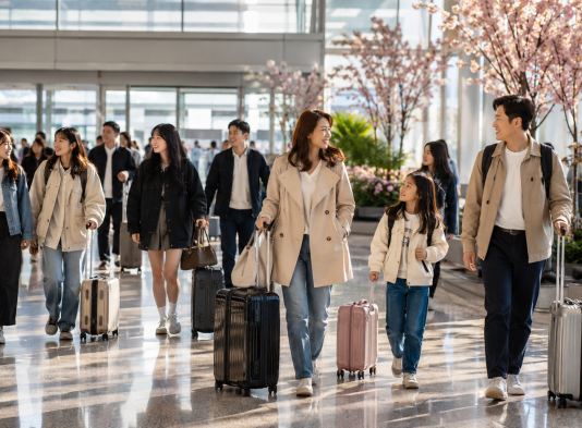 일본 골든위크 중국 노동절 방한객 22만명 한국 관광 회복세 지역으로 확산 일본 골든위크와 중국 노동절 연휴를 맞아 한국을 찾은 외국인 관광객들이 공항 입국장을 지나는 모습