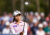 LPGA 미즈호 오픈, 장타보다 흔들리지 않는 골프가 이기고 있다 LPGA 선수 지노 티티쿨이 갤러리 앞에서 샷을 준비하는 장면