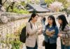 국가유산 방문 캠페인에 여기어때 숙박 할인…궁궐·산사로 넓어진 5월 국내여행 국가유산 여행지를 찾는 여행객과 숙박 할인 혜택을 상징하는 국내여행 이미지