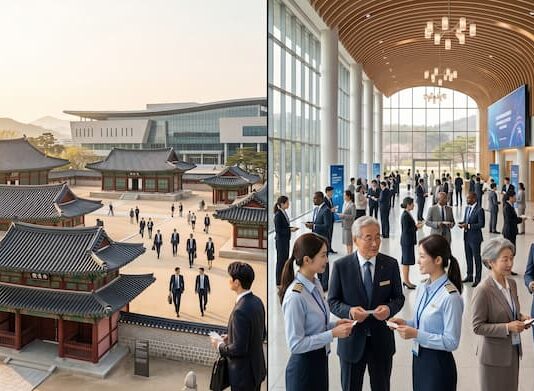 PATA 2026 경주·포항 개최, K-MICE 지역 확장 시험대 경주 하이코와 천년고도 문화유산을 상징적으로 담은 국제관광회의 이미지