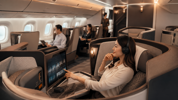 싱가포르항공 A380 프리미엄 객실과 무료 무제한 기내 Wi-Fi 경험