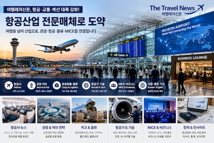 인천공항 허브 경쟁과 MICE 비즈니스 트래블을 보여주는 이미지