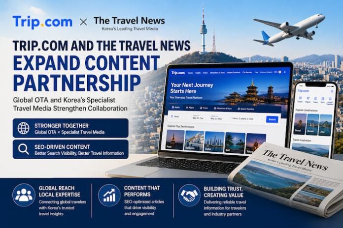 Trip.com and The Travel News content partnership card news image