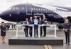 Airbus and Lufthansa Mark 50 Years at ILA Berlin Lufthansa Group and Airbus executives celebrate 50 years of partnership in front of a Lufthansa Airbus A320neo at ILA Berlin Air Show
