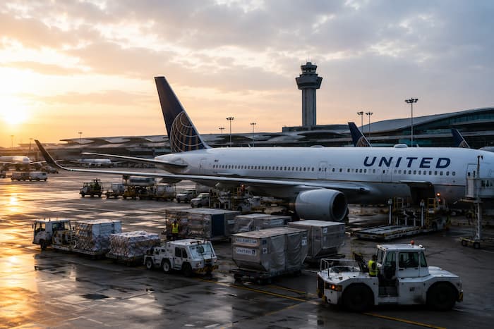 LCC 감편과 항공사 운항계획 조정을 상징하는 공항 출발 안내판 이미지