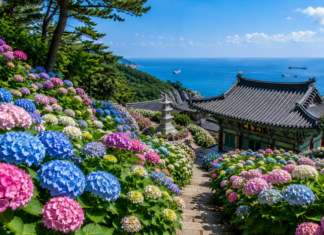 부산 태종사 수국축제와 오색 수국 군락지