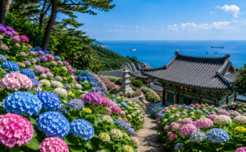 부산 태종사 수국축제와 오색 수국 군락지