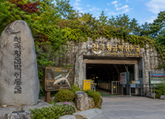 동해 천곡황금박쥐동굴 입구와 도심 속 석회암 동굴 여행