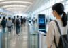 인천공항, 스마트패스 전용 출국장 확대…14.7% 이용률 끌어올릴까 인천공항 스마트패스 얼굴인증 출국장 이용 장면