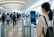 인천공항 스마트패스 얼굴인증 출국장 이용 장면