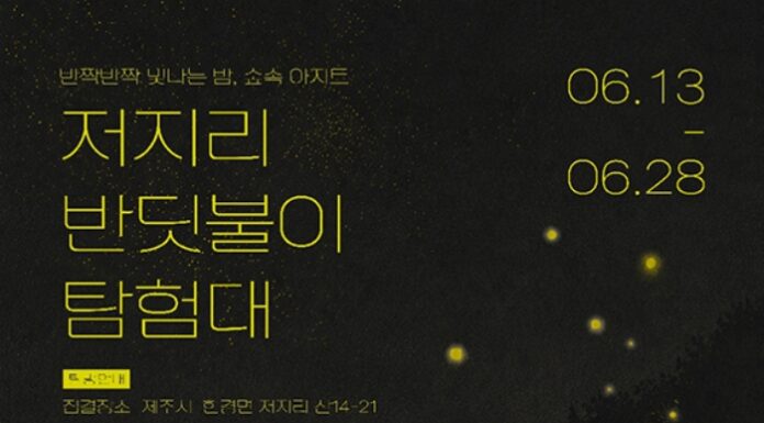 제주 저지리 반딧불이 탐험대, 곶자왈 밤숲에서 주민 주도 야간관광 첫선 제주 저지리 곶자왈 밤숲 반딧불이 탐험대