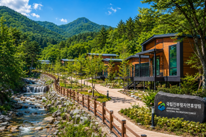 jinburyeong-national-recreation-forest-cabins 강원 고성 국립진부령자연휴양림 숲속의 집과 백두대간 숲 풍경