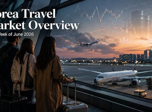 Korea Travel Market Overview First Week of June 2026 with airport and market risk concept