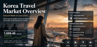 Korea Travel Market Overview Second Week of June 2026 with Korean outbound travel market and exchange rate pressure