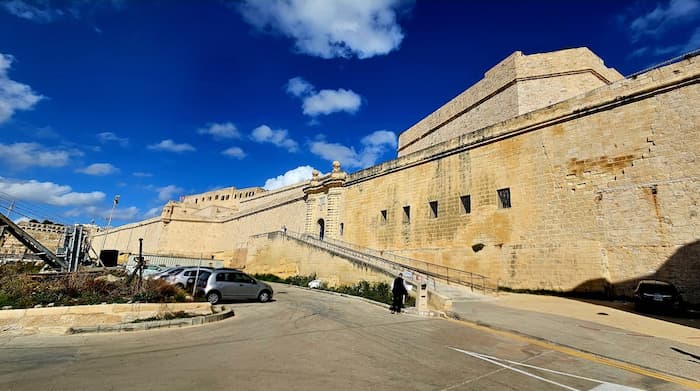 Malta coastal defence cannon and watchtower heritage