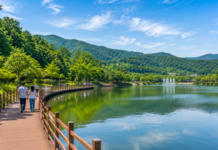 남양주 오남호수공원, 3.27km 둘레길 따라 걷는 호수 산책 명소 남양주 오남호수공원 3.27km 수변 산책로와 호수 풍경