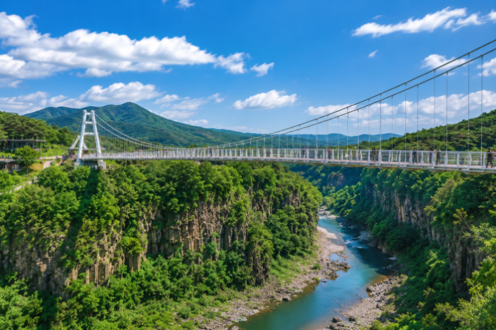 pocheon-hantangang-sky-bridge-gorge 포천 한탄강 하늘다리와 주상절리 협곡 풍경