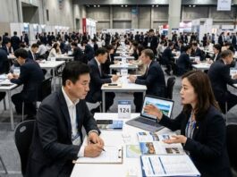 SITF 2026 B2B travel mart consultation area at Seoul International Travel Fair