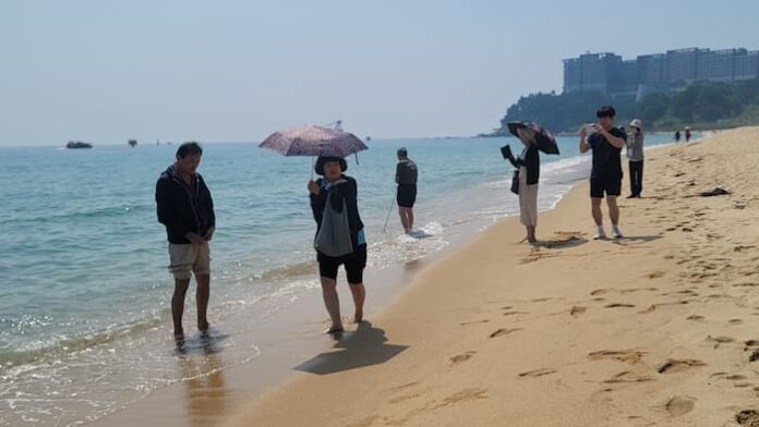 sokcho-beach-healing-trip-visually-impaired 여행자클럽 30주년 시각장애인 속초 힐링 나들이 속초해수욕장