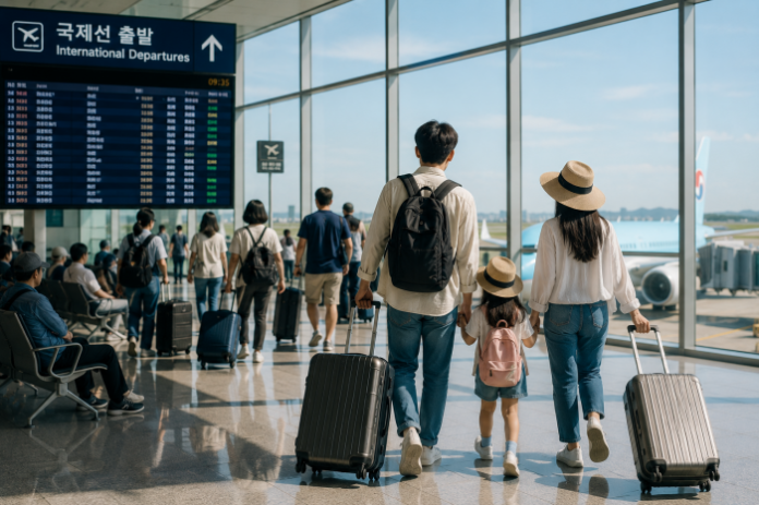 summer-peak-short-haul-travel-airport 여름 성수기 해외여행을 떠나는 한국 여행객과 근거리 여행 수요