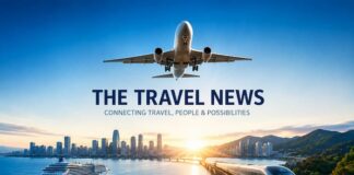 The Travel News digital relaunch main image with aviation, cruise, rail, city and tourism industry themes
