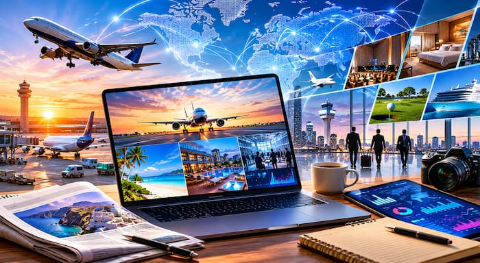 English global edition concept connecting Korea's travel industry with international readers