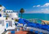 Tunisia, Where the Mediterranean Meets the Sahara in a Country of History and Culture Carthage ruins and the Mediterranean Sea in Tunisia as a symbol of history and culture travel