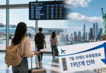 7월 국제선 유류할증료 인하와 미국여행 항공권 비용 변화