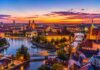 “Warsaw Is the Capital of Poland, but Wrocław Is the Capital of the Korean Community” Old Town, Odra River and bridges in Wrocław, a major tourism city in Lower Silesia, Poland