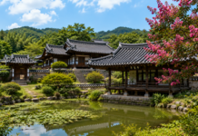 대구 달성 삼가헌 고택과 하엽정 전경
