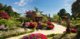 가평 아침고요수목원, 입장료 1만1000원으로 20개 정원 걷는 여름 여행 가평 아침고요수목원 한국정원에 만개한 철쭉과 여름 꽃길