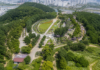 회색 매립지에 수국 숲이 피었다, 구미 다온숲에서 걷는 여름 정원 구미 다온숲 전경과 도심 속 수국정원
