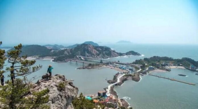 군산 고군산군도와 선유도 해상 드라이브 전경