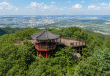 계산역 5분, 인천 최고봉을 낮게 걷는 계양산둘레길 계양산 전망대와 인천 도심 전경