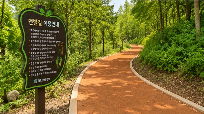 보성 제암산자연휴양림 황토 숲속 맨발길