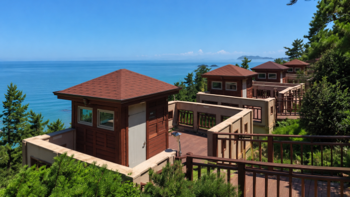 jindo-recreation-forest-ocean-view-cabins 푸른 다도해를 내려다보는 국립진도자연휴양림 숲속의 집