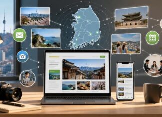 The Secret to Your Success in the Korean Market ① Start with a Naver Blog Korean-market online base camp for tourism marketing built around a Naver Blog-style digital hub