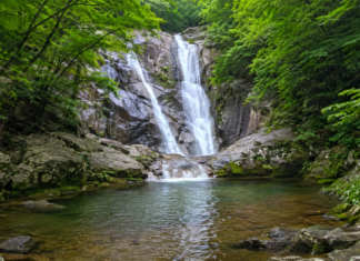 무주 구천동 어사길, 월하탄부터 안심대까지 걷는 3.3km 덕유산 계곡 트레킹 무주 덕유산 구천동 어사길을 따라 흐르는 여름 계곡과 울창한 숲