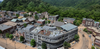 오산미니어처빌리지 한국관에 재현된 근대 도시와 건축물 전경