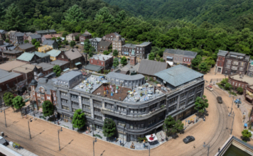 오산미니어처빌리지 한국관에 재현된 근대 도시와 건축물 전경