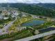 영월 동서강정원 연당원, 축구장 15개 꽃밭 품은 강원 제1호 지방정원 영월 동서강정원 연당원 저류지와 9개 테마정원 여름 전경