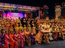 Performers from across Malaysia at the Citrawarna 2026 grand finale in Merdeka Square