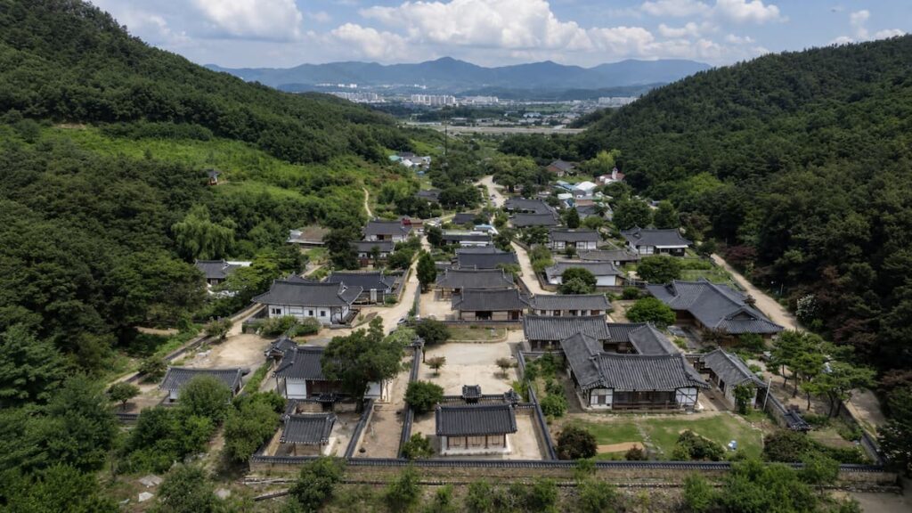 대구 옻골마을, 비가 오면 돌담 색이 달라진다…350년 숲 뒤 400년 고택 20채