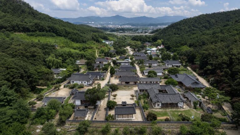 대구 옻골마을, 비가 오면 돌담 색이 달라진다…350년 숲 뒤 400년 고택 20채