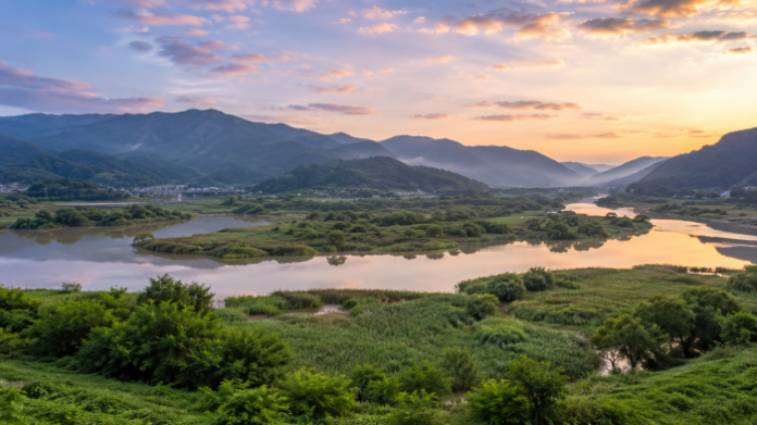gokseong-chimsil-wetland-river-overview 곡성 섬진강 침실습지와 산자락이 이어지는 넓은 습지 전경